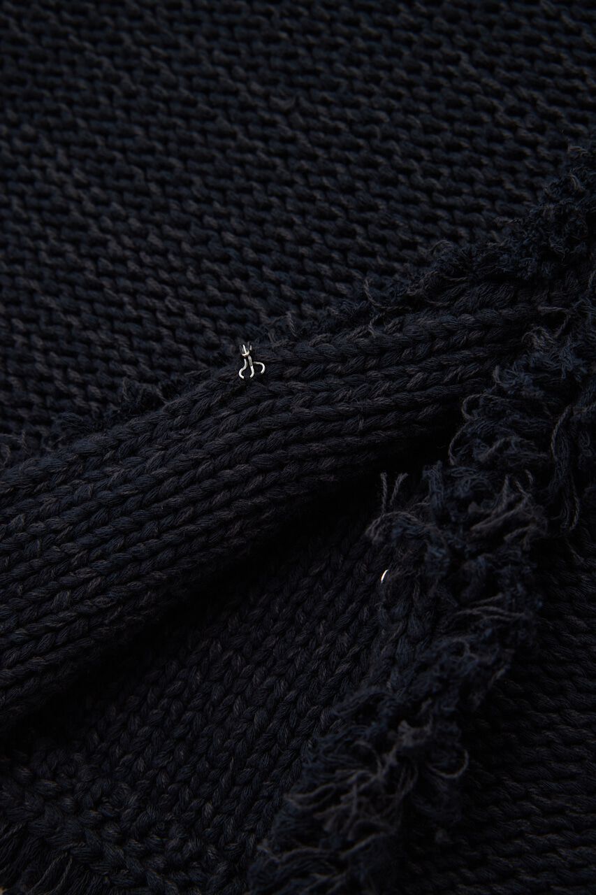 MOUSSY「ツイードニットジャケット　オーガニックコットン使用」|カーディガン|