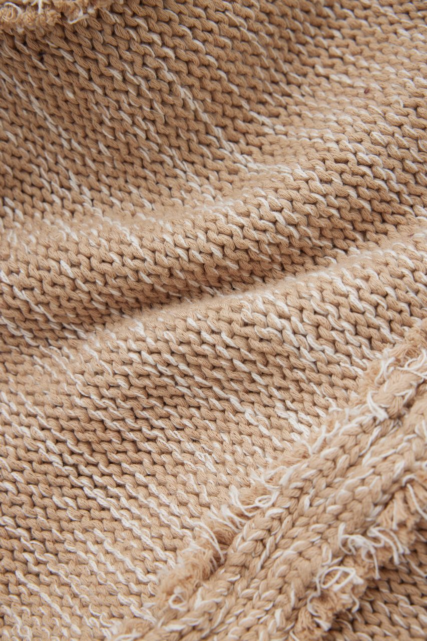 MOUSSY「ツイードニットジャケット　オーガニックコットン使用」|カーディガン|