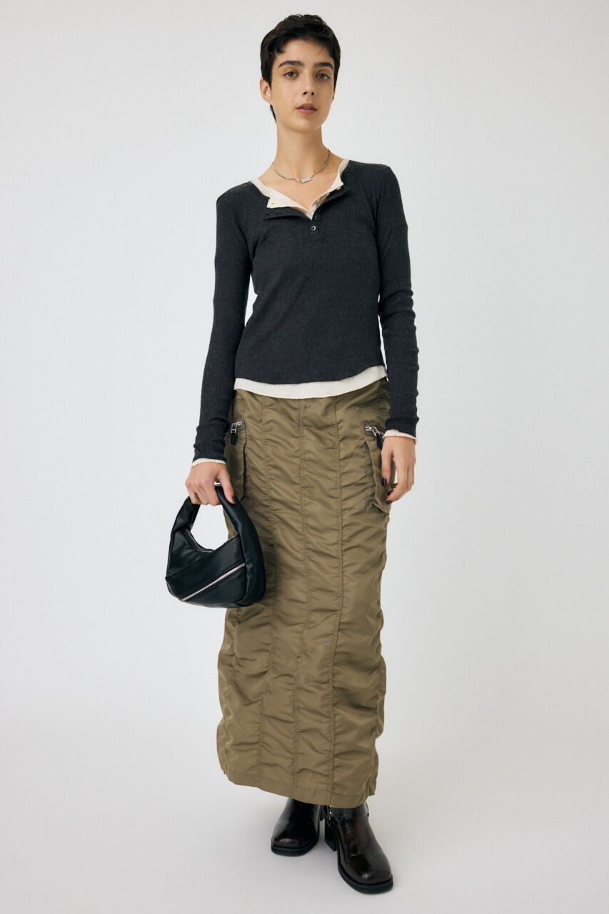 MOUSSY「HENRY NECK ロンT」|Tシャツ・カットソー|