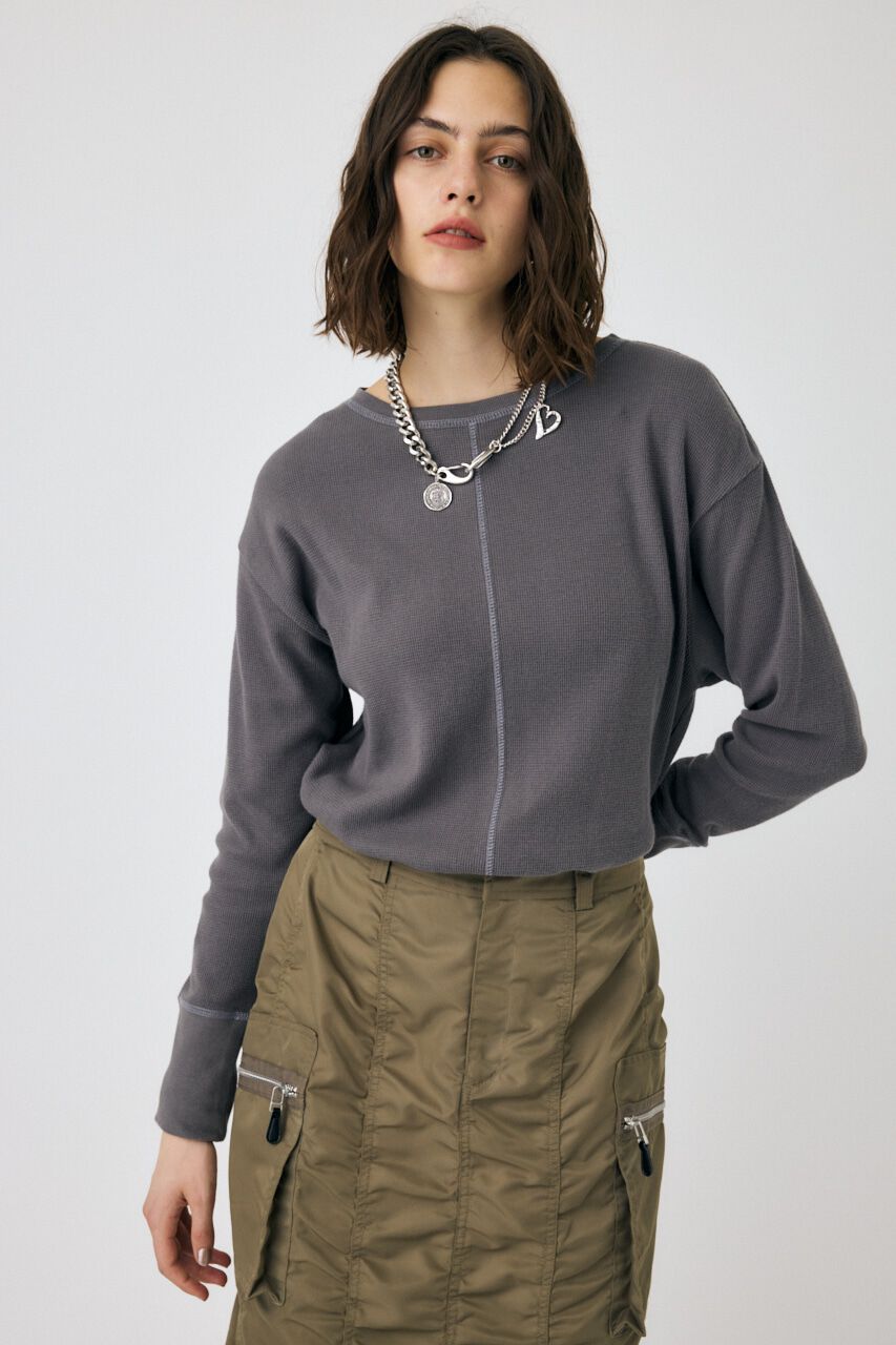 MOUSSY「THERMAL ロンT」|Tシャツ・カットソー|