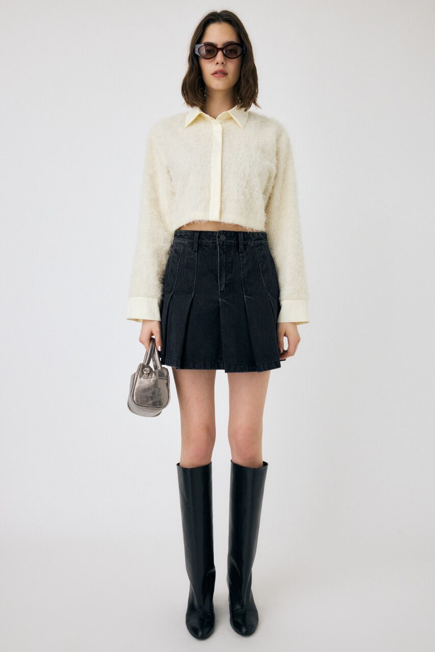 MOUSSY「PLEATED デニムミニスカート」|スカート|