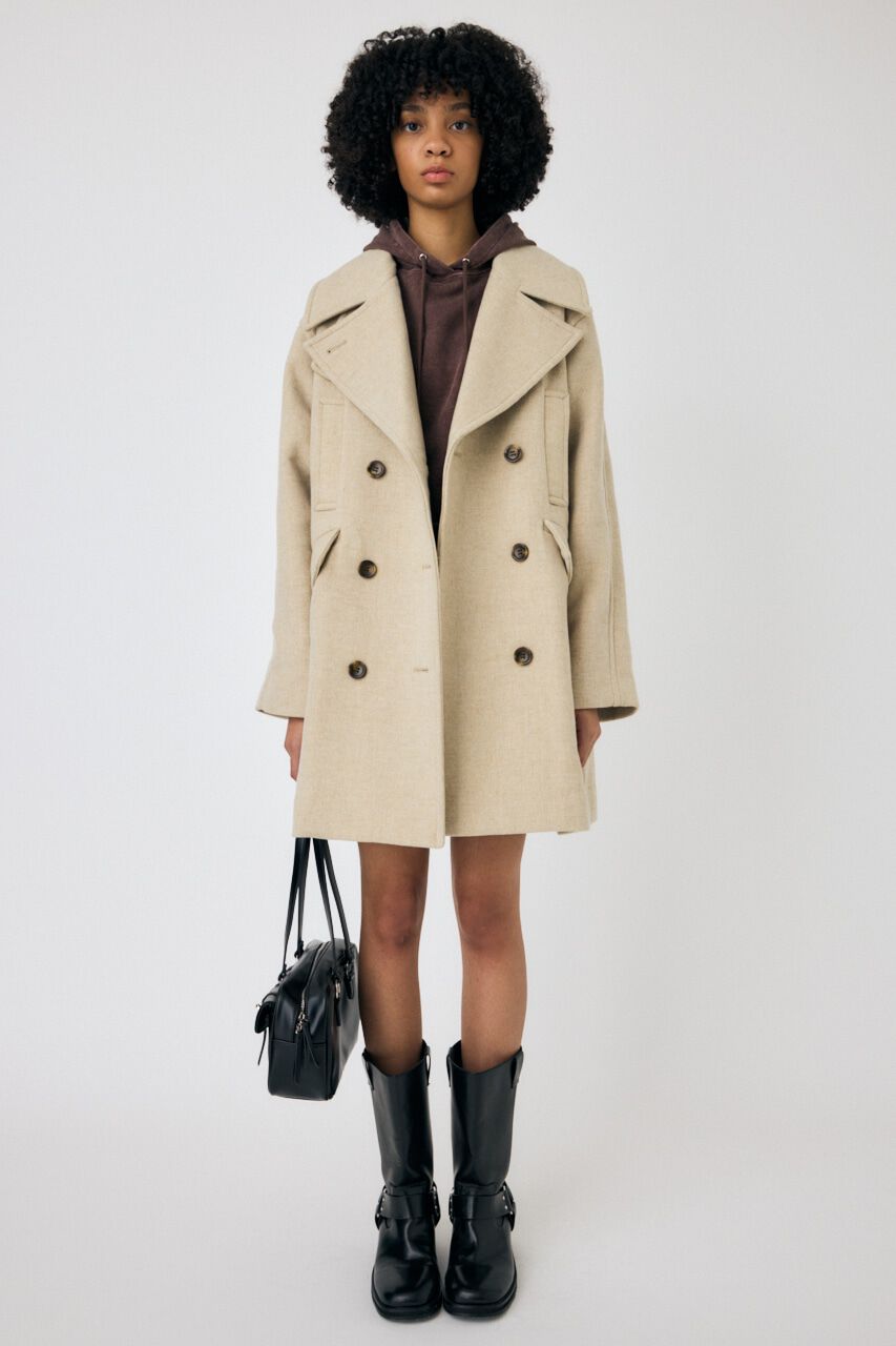 MOUSSY「DOUBLE BREASTED ミドルコート」|その他|