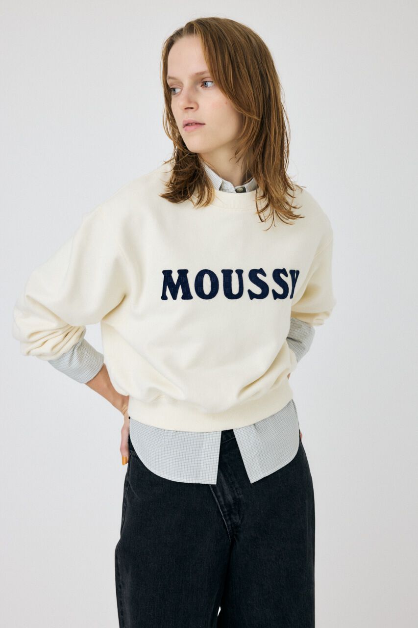 MOUSSY「PATCH VELOUR MOUSSY プルオーバー」|パーカー|