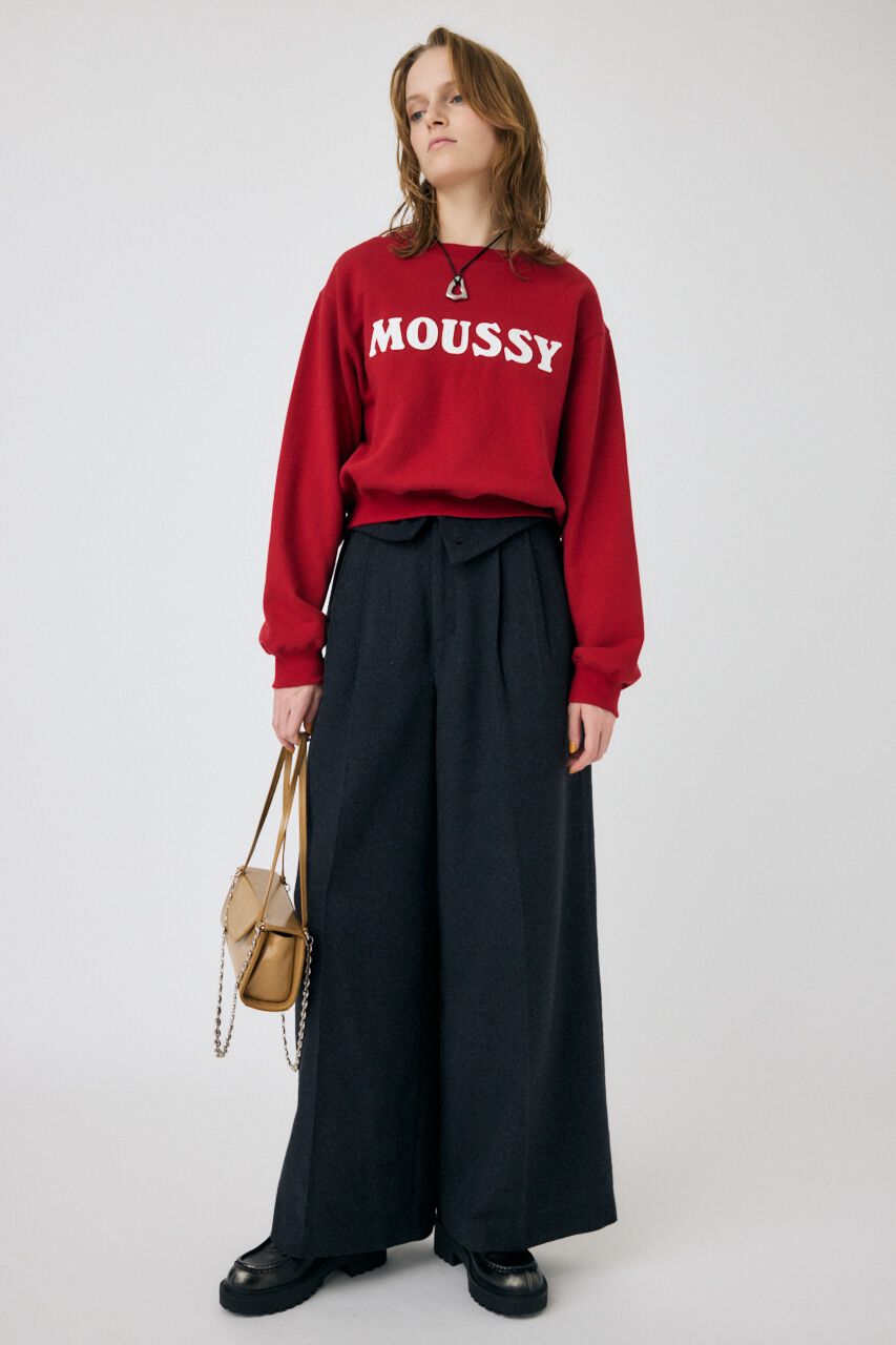 MOUSSY「PATCH VELOUR MOUSSY プルオーバー」|パーカー|