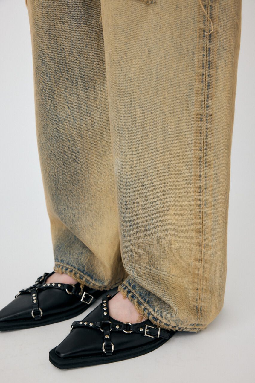 MOUSSY「MIDRISE ストレートデニム」|デニム|