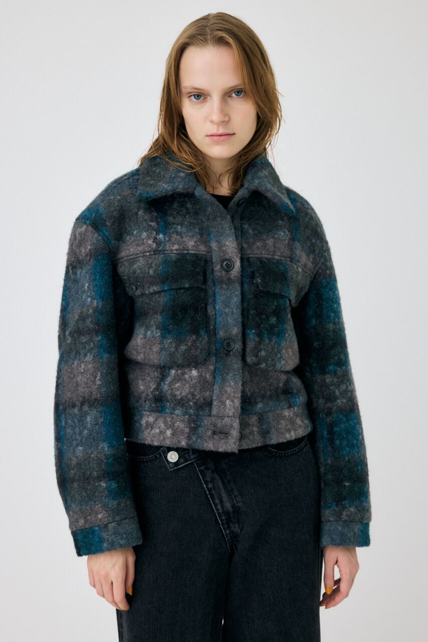 MOUSSY「COMPACT ショートコート」|その他|柄BLU5