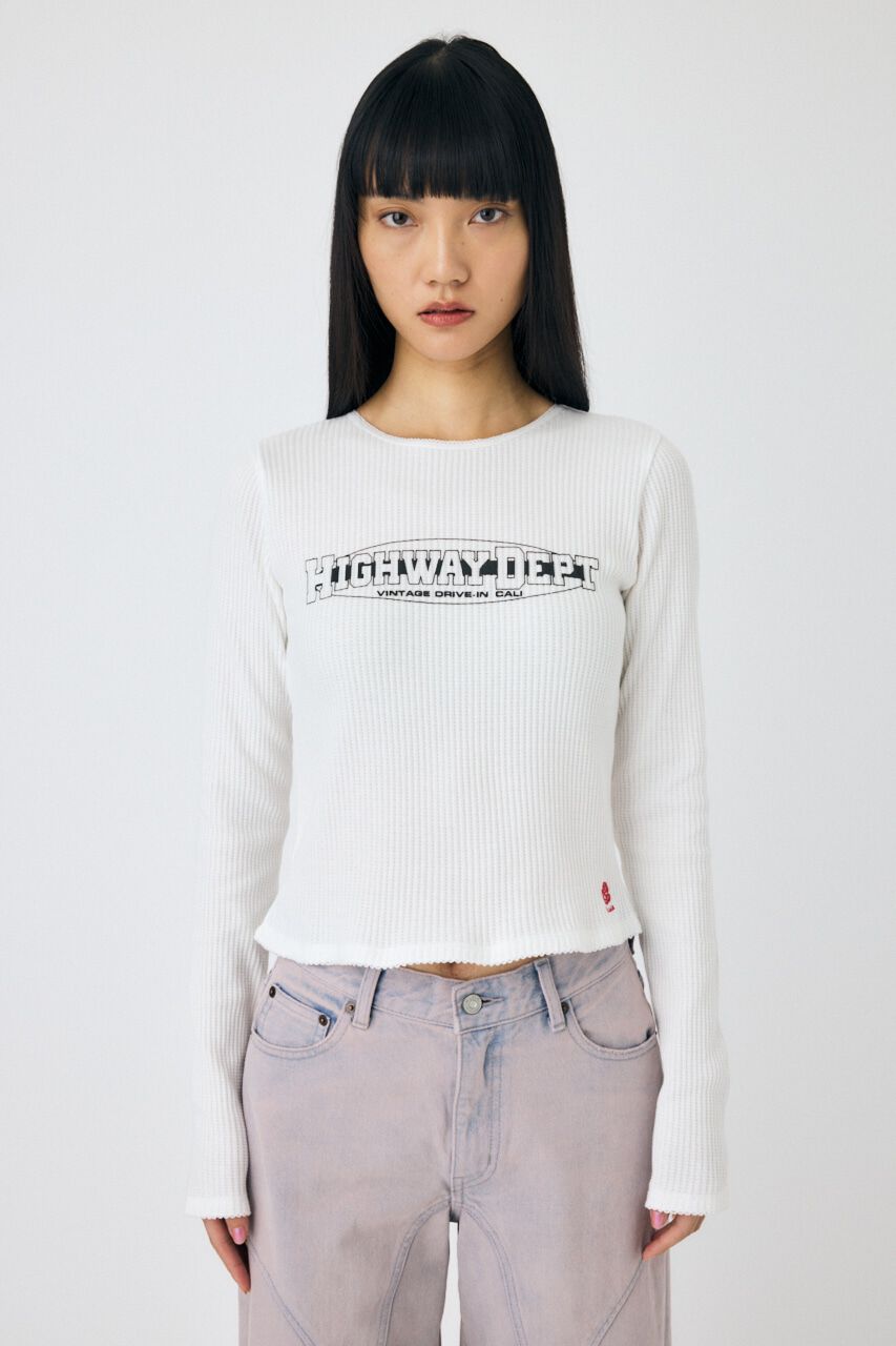 MOUSSY「THERMAL ロングスリーブT」|Tシャツ・カットソー|