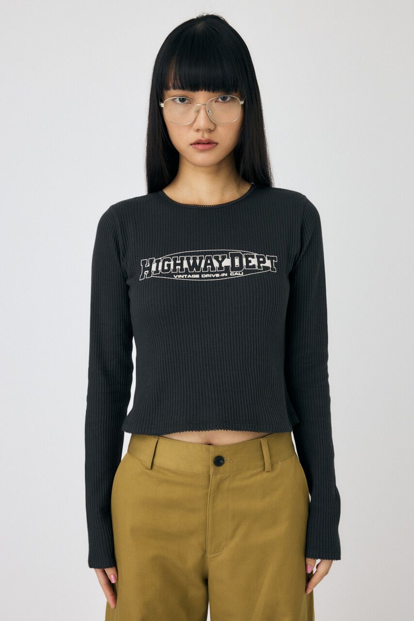 MOUSSY「THERMAL ロングスリーブT」|Tシャツ・カットソー|