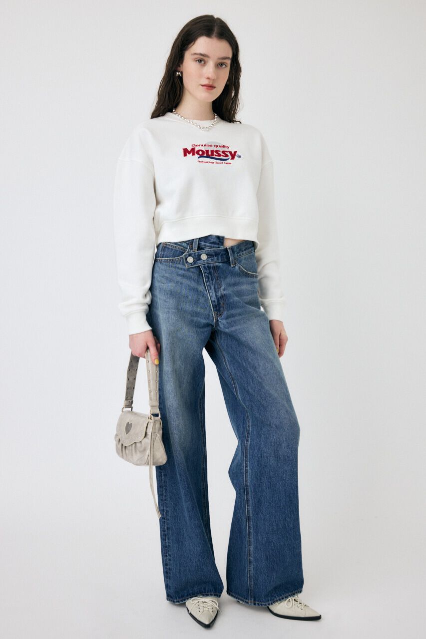 MOUSSY「MOUSSY PRODUCT ロゴプルオーバー」|パーカー|