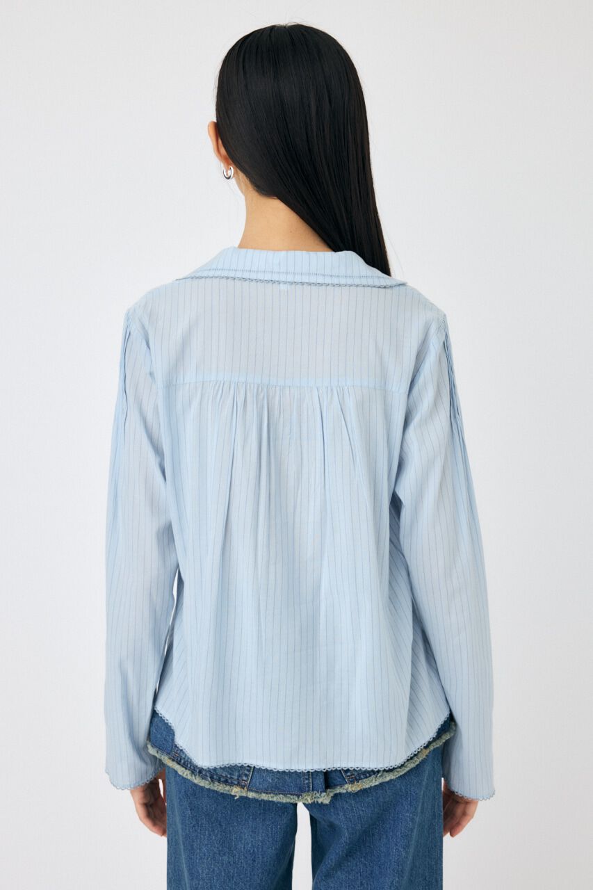 MOUSSY「COTTON PINTUCK ブラウス」|シャツ・ブラウス|