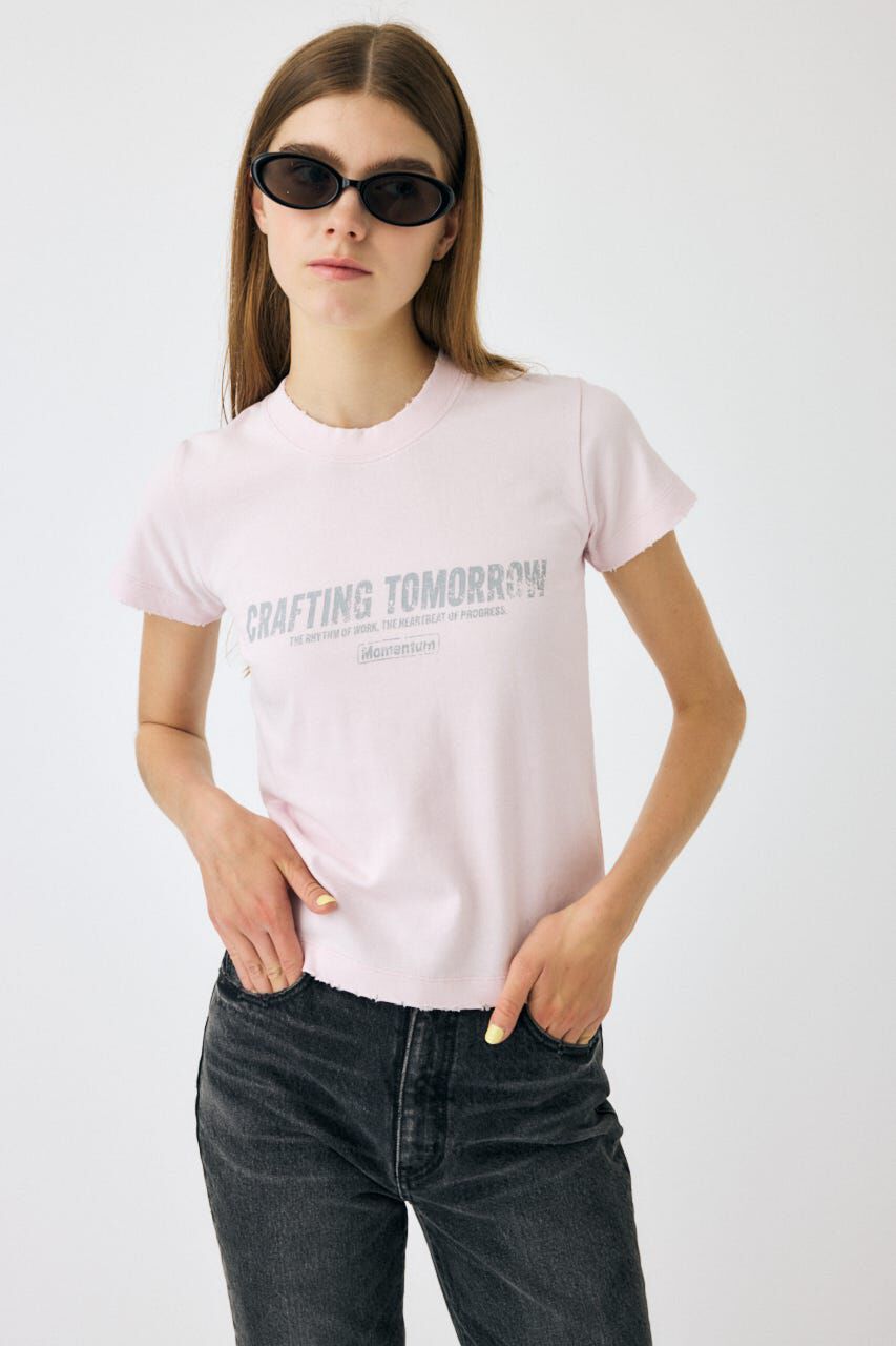 MOUSSY「FADED ロゴ TEE」|Tシャツ・カットソー|