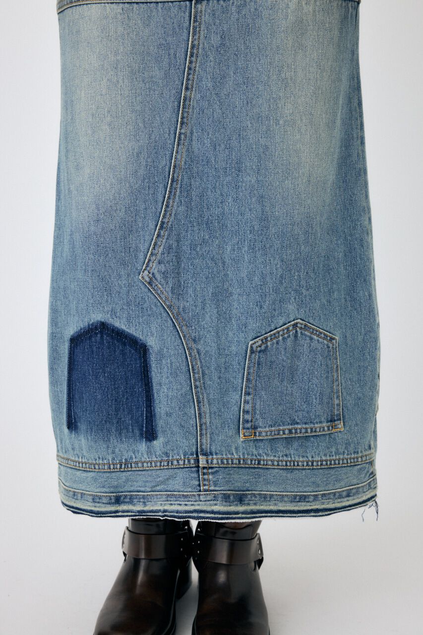 MOUSSY「UPSIDE DOWN REMAKE デニムスカート」|スカート|