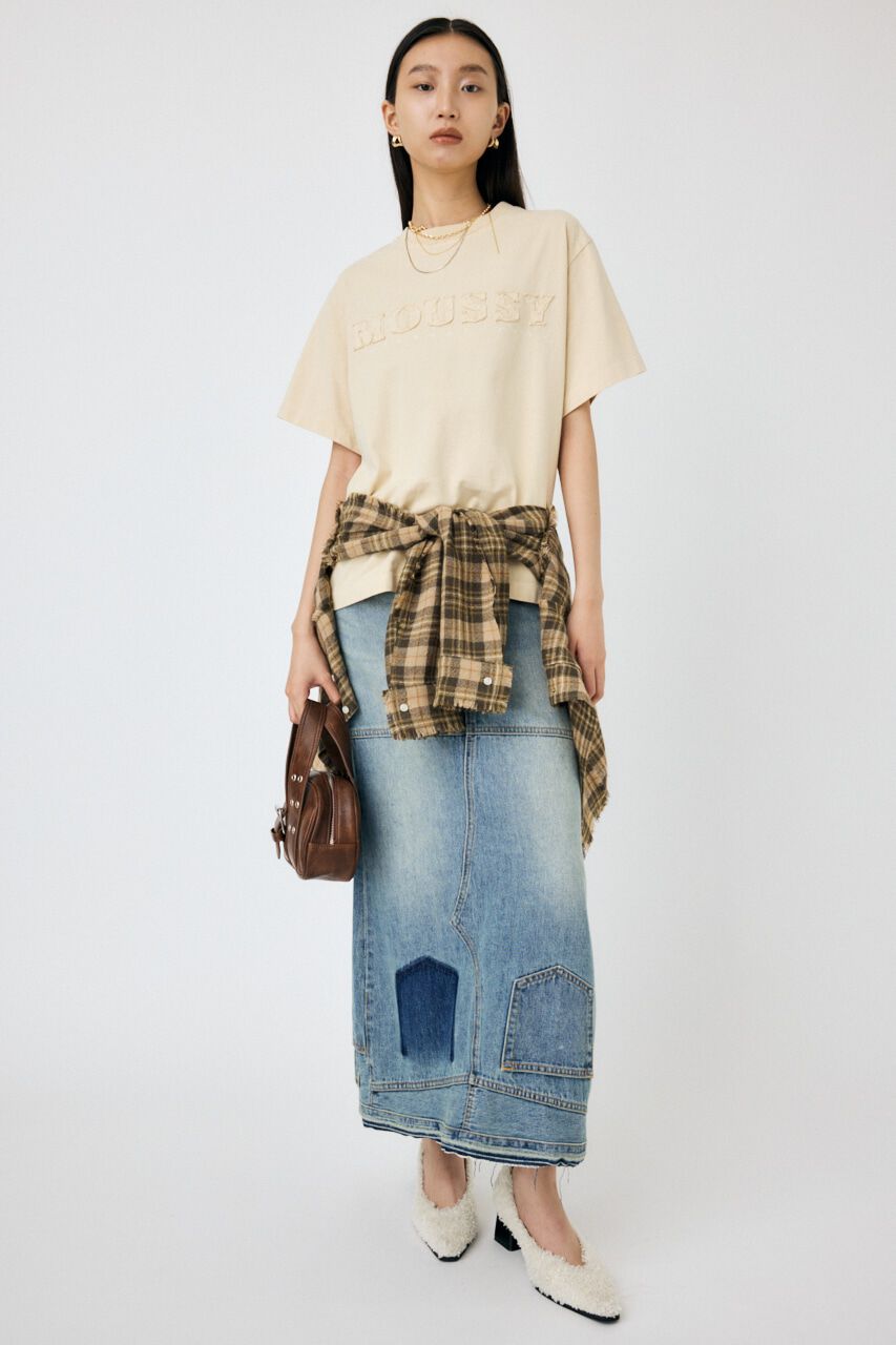 MOUSSY「UPSIDE DOWN REMAKE デニムスカート」|スカート|