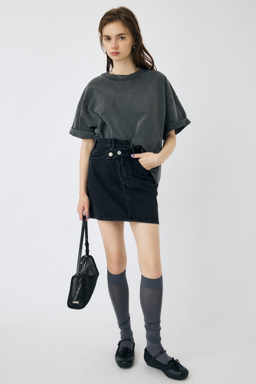 MOUSSY「CROSS WAIST ミニスカート」|スカート|