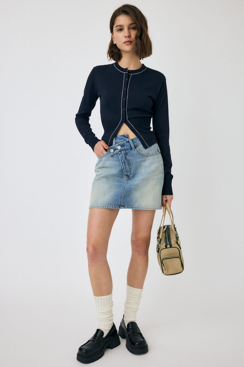 MOUSSY「CROSS WAIST ミニスカート」|スカート|