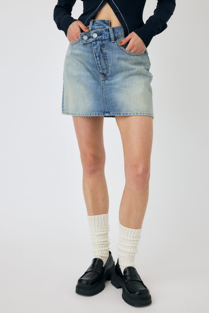 MOUSSY「CROSS WAIST ミニスカート」|スカート|