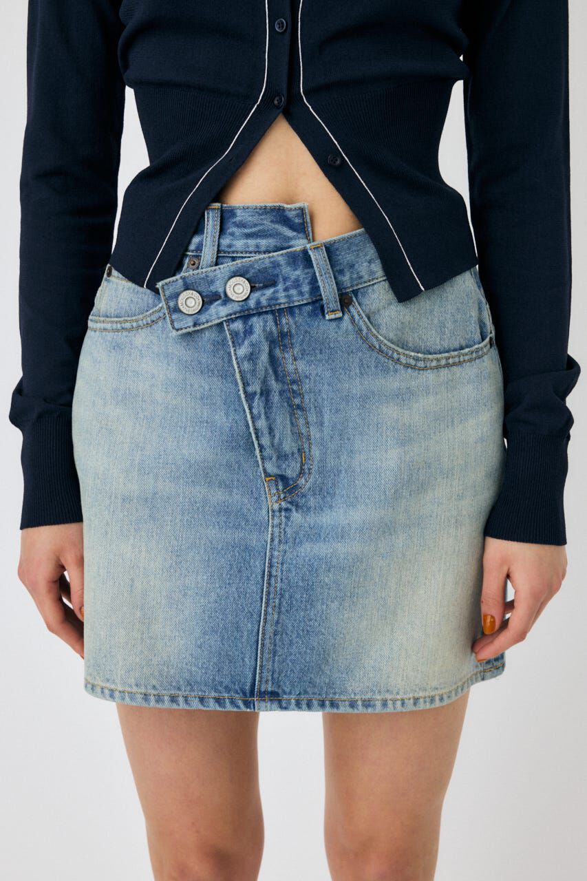 MOUSSY「CROSS WAIST ミニスカート」|スカート|