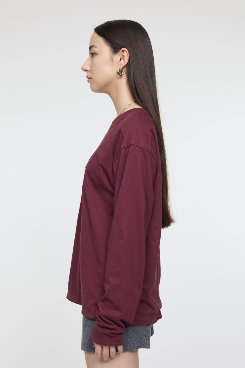 MOUSSY「REVERSIBLE MESH L/S TSJ」|Tシャツ・カットソー|