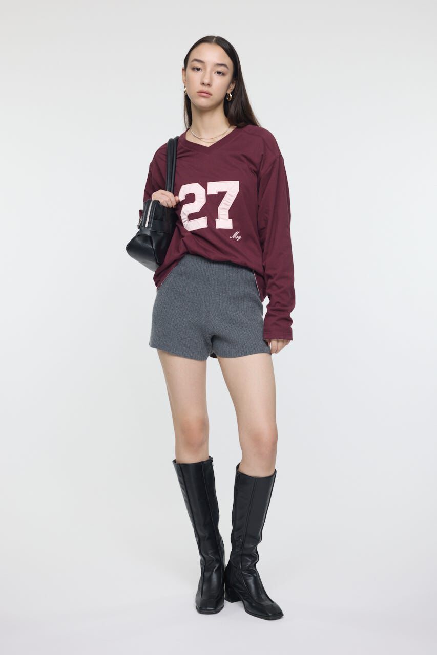 MOUSSY「REVERSIBLE MESH L/S TSJ」|Tシャツ・カットソー|