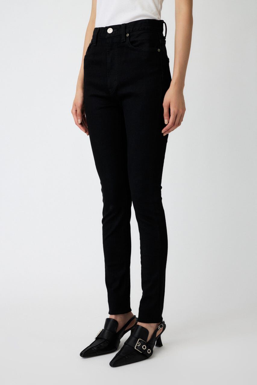 MOUSSY「HW Rebirth BLACK SKINNY」|デニム|