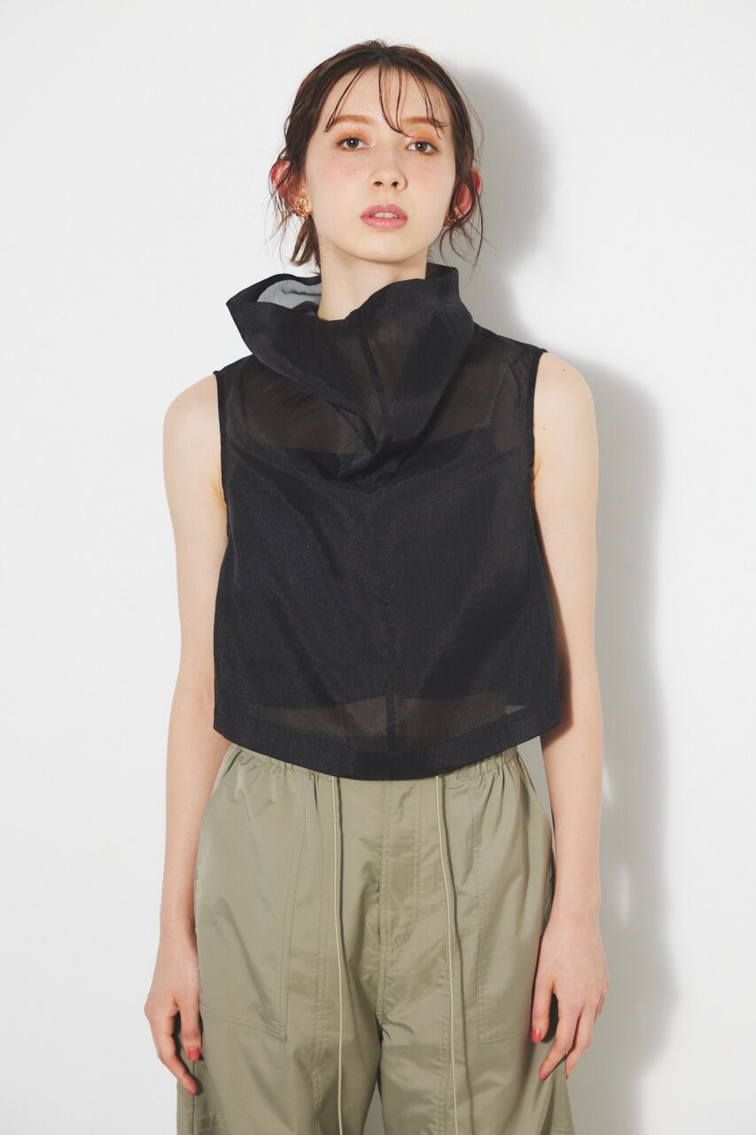 rienda「オーバーNCシースルーTOP」|シャツ・ブラウス|