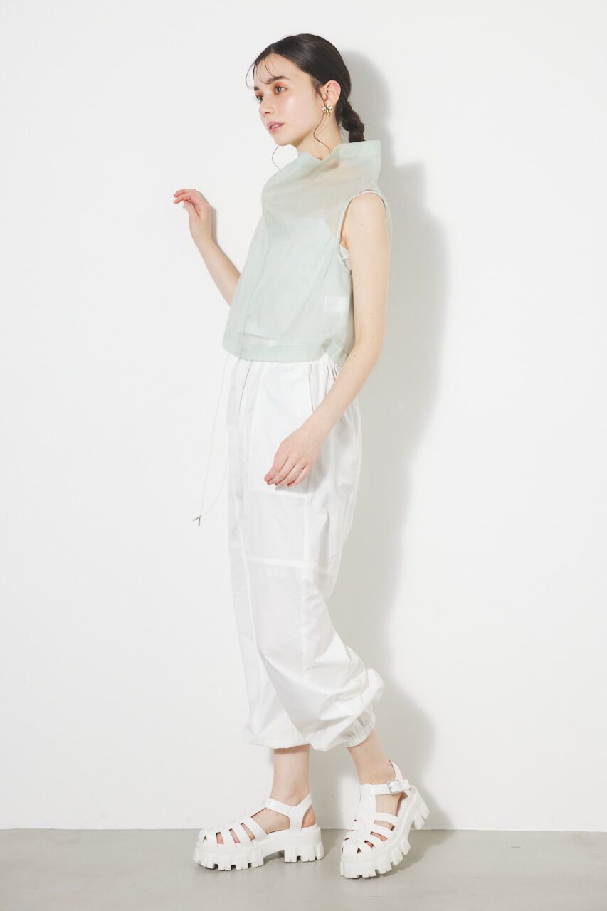 rienda「オーバーNCシースルーTOP」|シャツ・ブラウス|