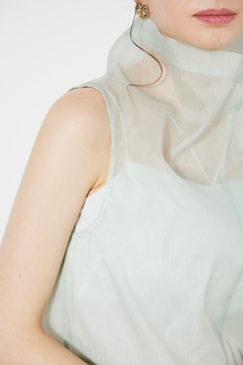 rienda「オーバーNCシースルーTOP」|シャツ・ブラウス|