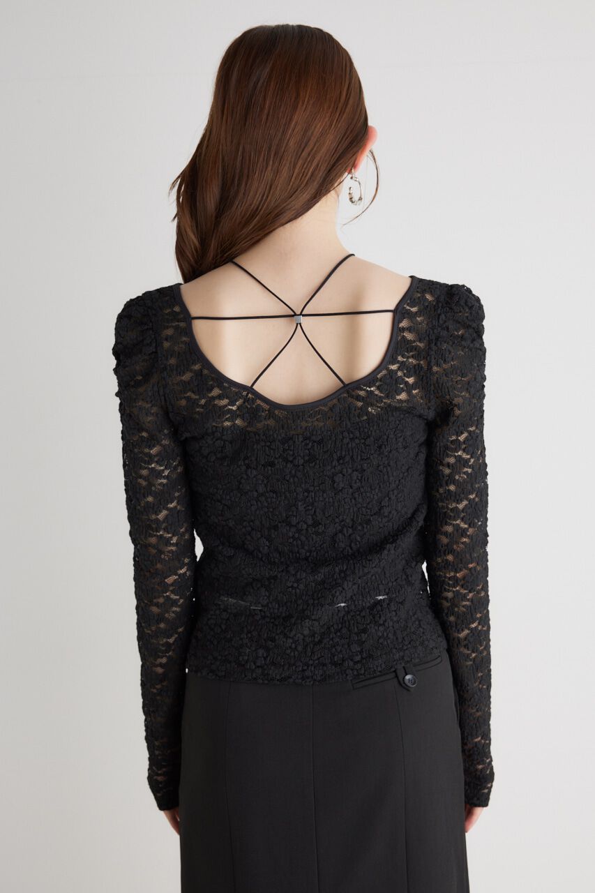 rienda「バンピーレースFIT TOP」|Tシャツ・カットソー|