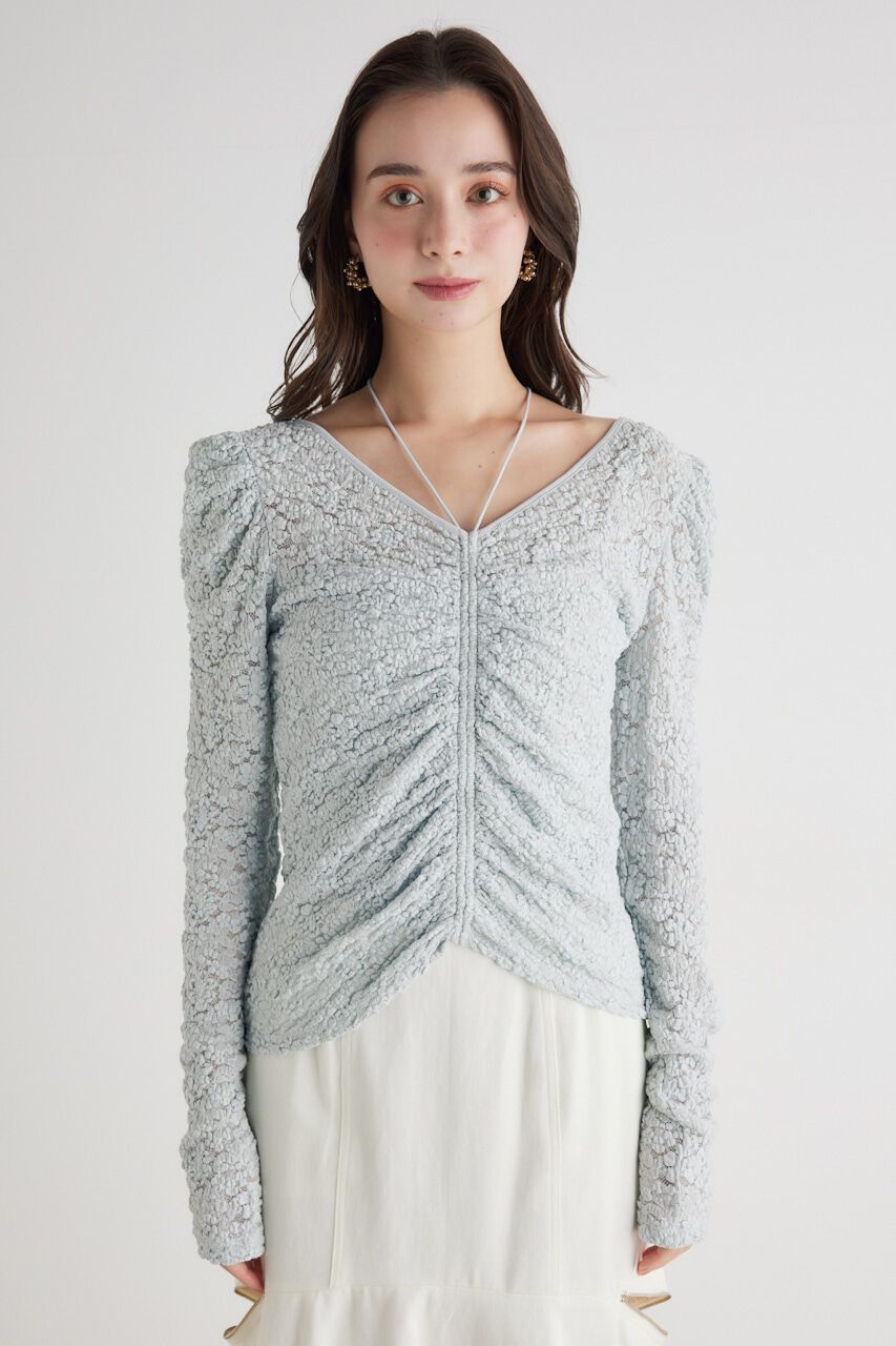 rienda「バンピーレースFIT TOP」|Tシャツ・カットソー|