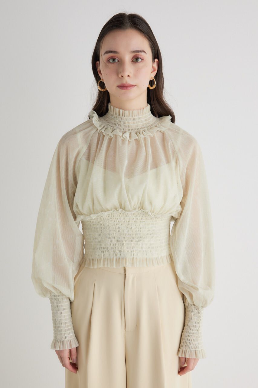 rienda「シャーリングH/W BLS」|シャツ・ブラウス|