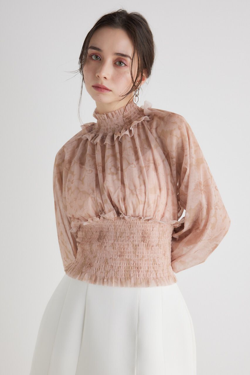 rienda「シャーリングH/W BLS」|シャツ・ブラウス|