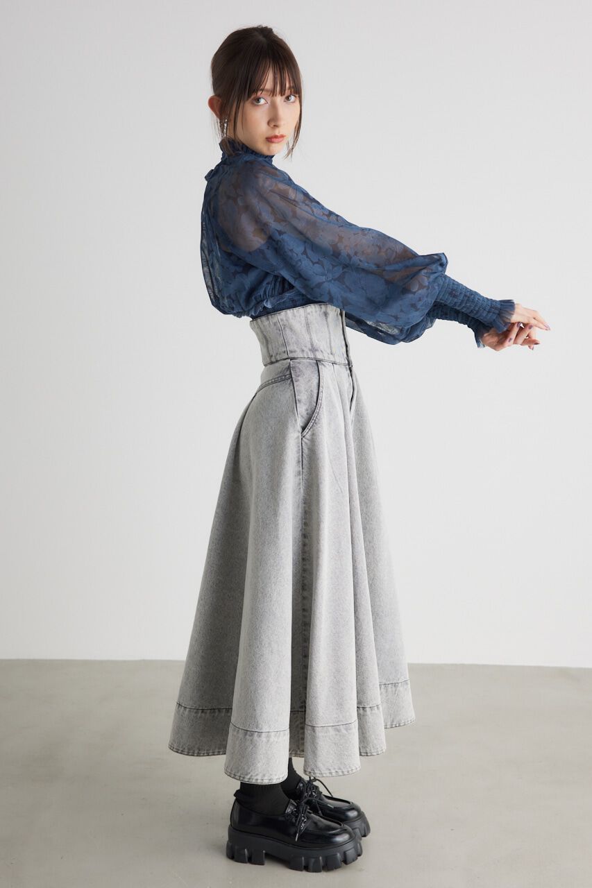 rienda「シャーリングH/W BLS」|シャツ・ブラウス|