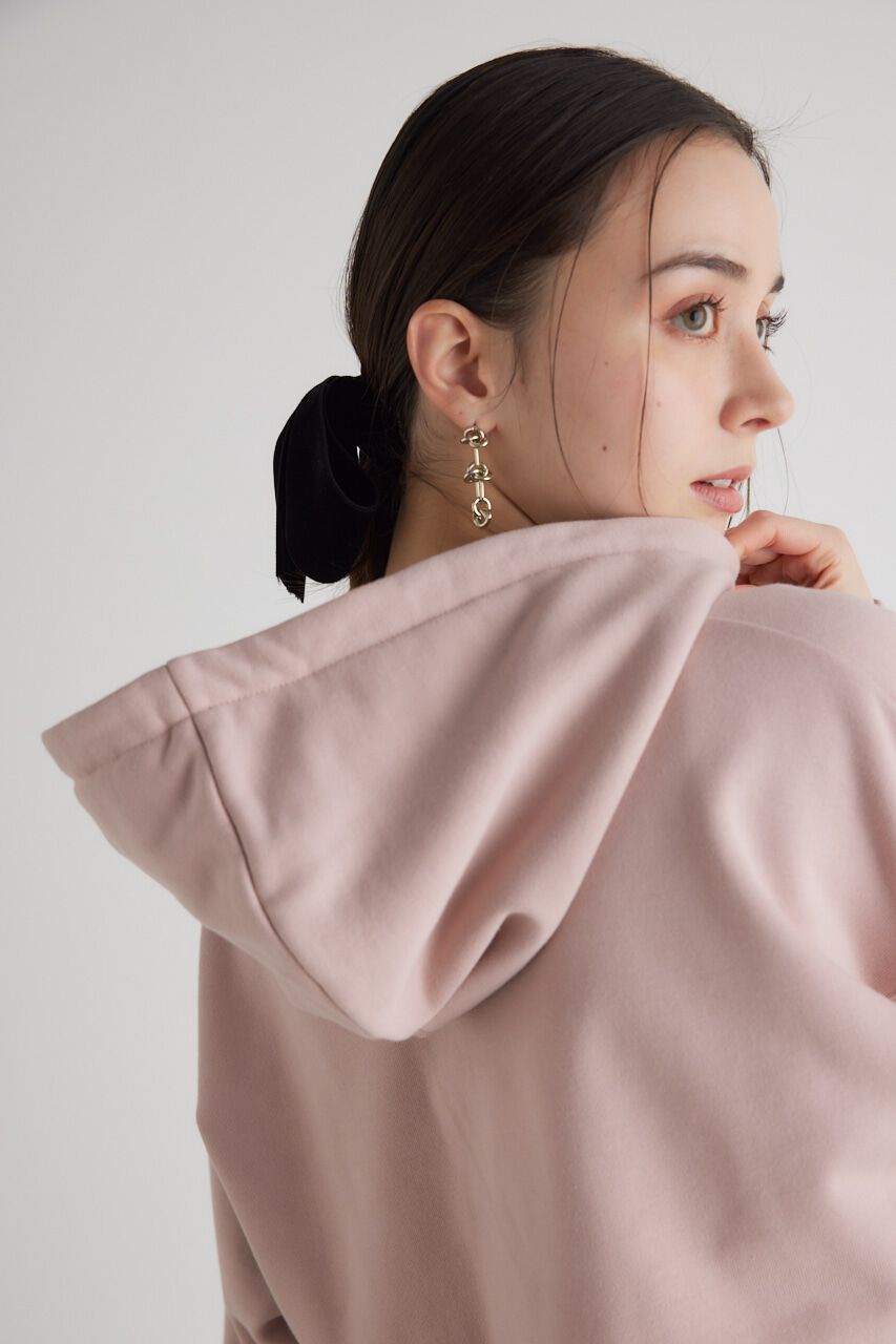 rienda「クロップドフーディースウェットTOP」|Tシャツ・カットソー|