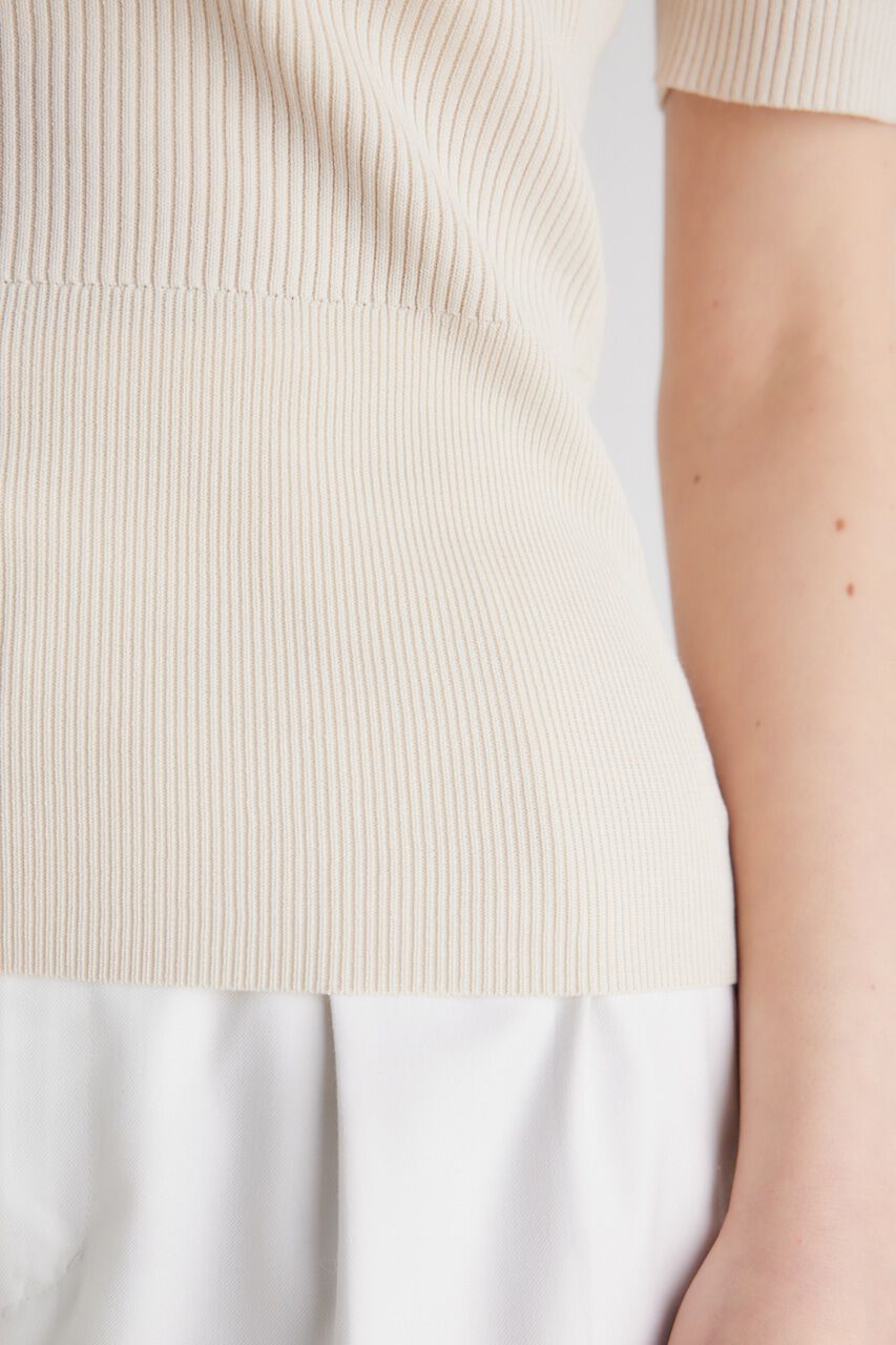 rienda「スクエアNCウォッシャブルKnit TOP」|ニット・セーター|