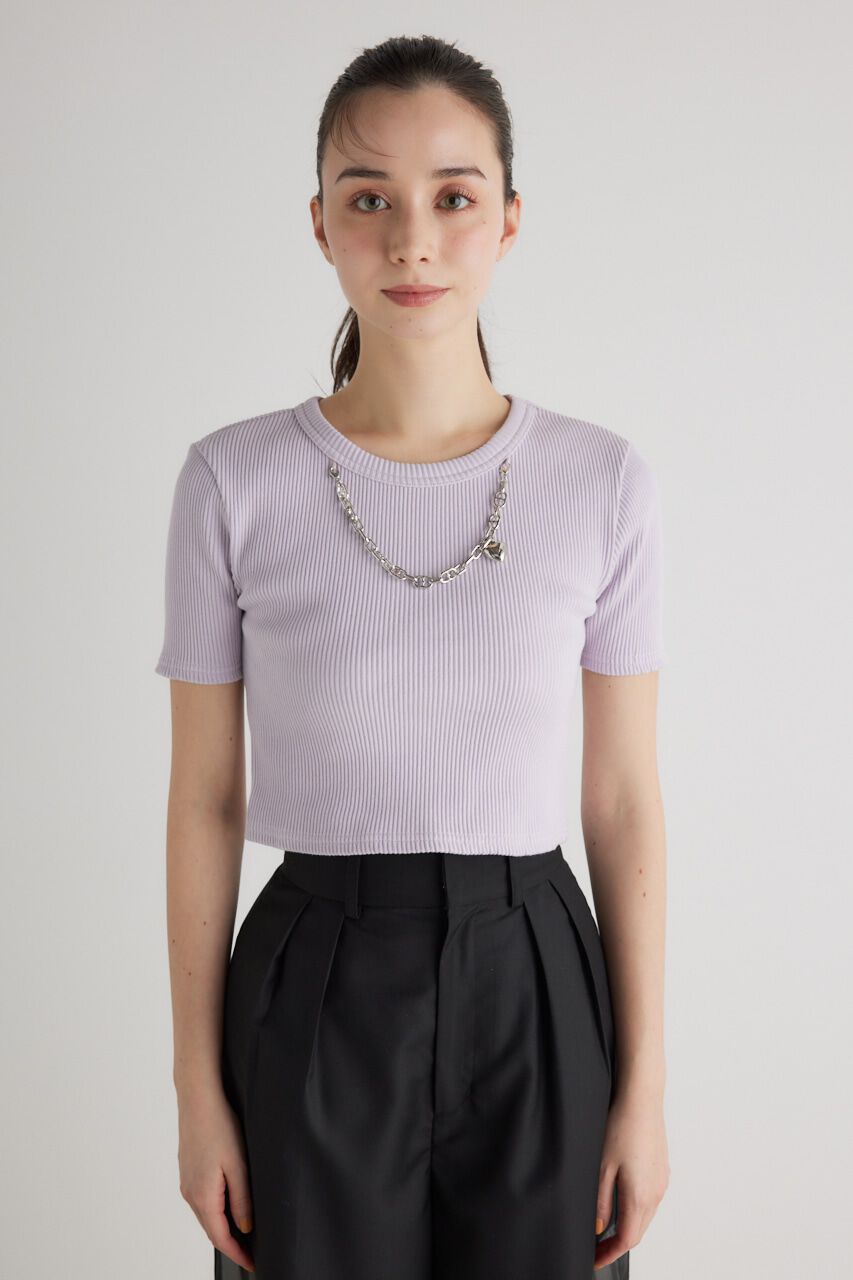 rienda「チェーンNCコンパクト T-SH」|Tシャツ・カットソー|