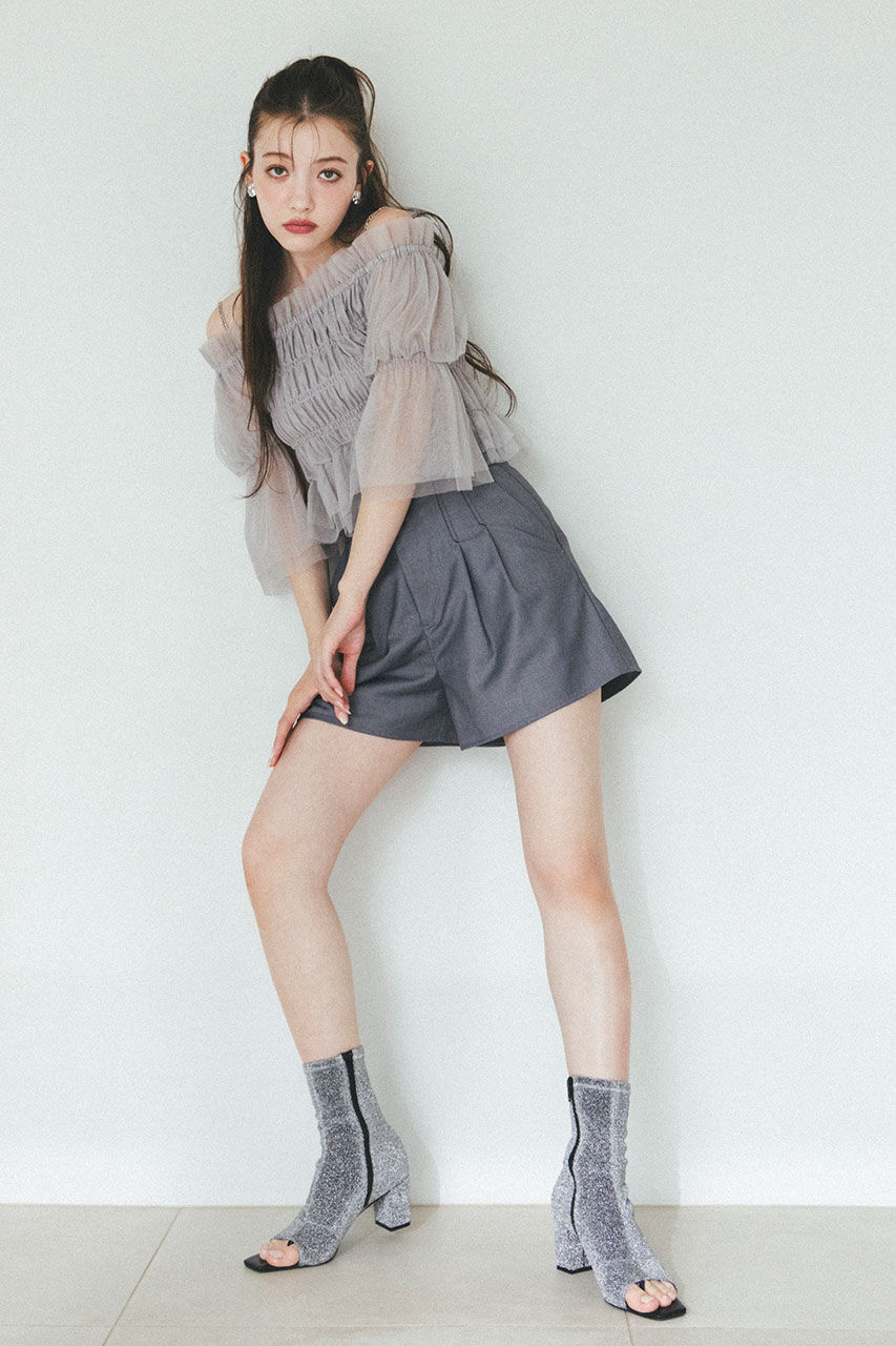 rienda「タックステッチJ/W S-PT」|その他|GRY