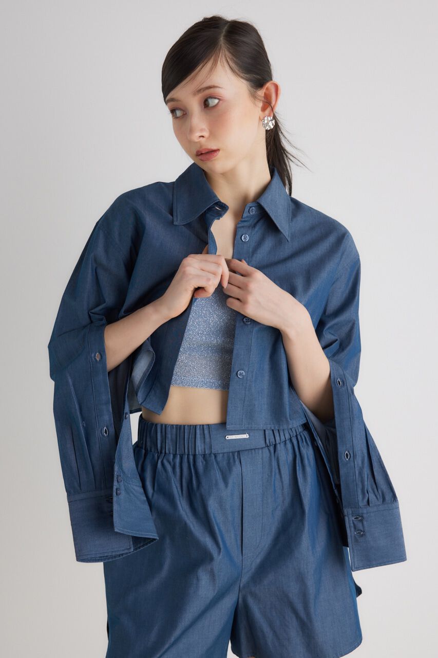 rienda「2WAYショートSH TOP」|シャツ・ブラウス|