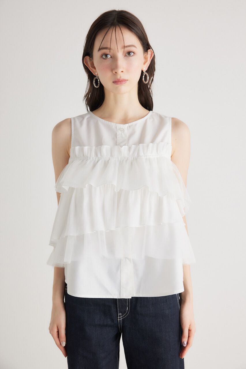 rienda「チュールビスチェコンビ BLS」|シャツ・ブラウス|