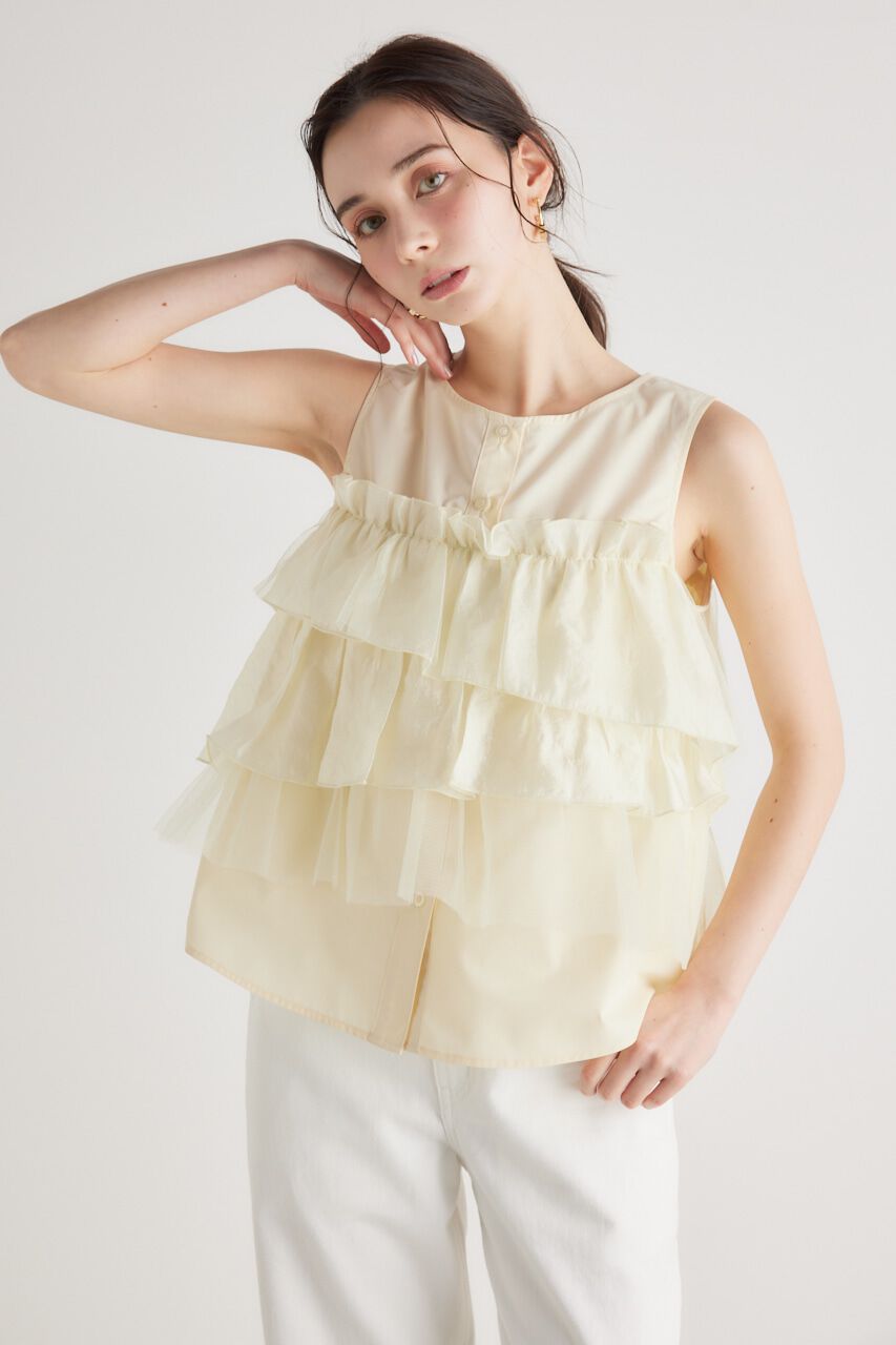 rienda「チュールビスチェコンビ BLS」|シャツ・ブラウス|