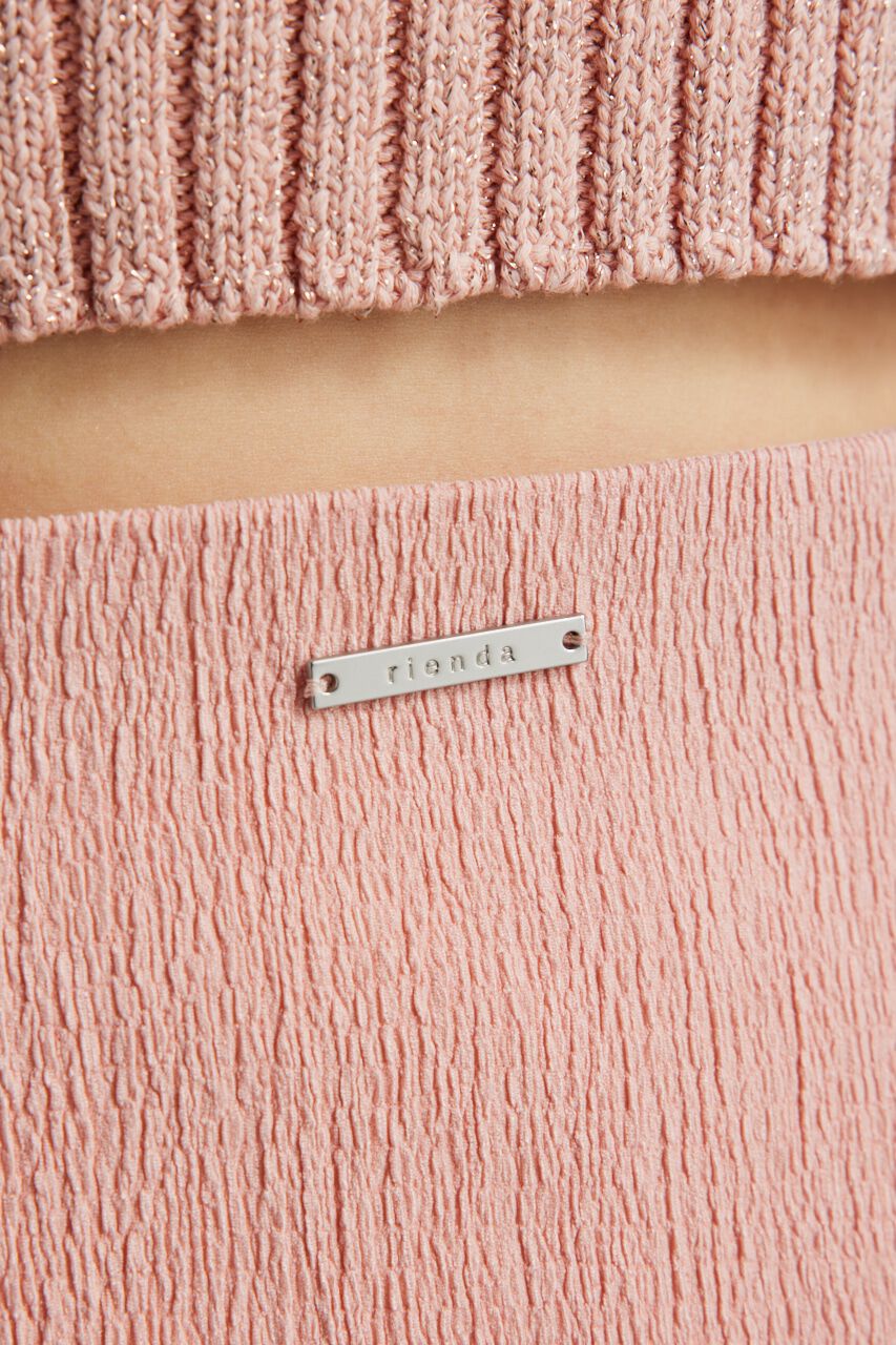 rienda「ビジューヘムJ/WタイトSK」|スカート|