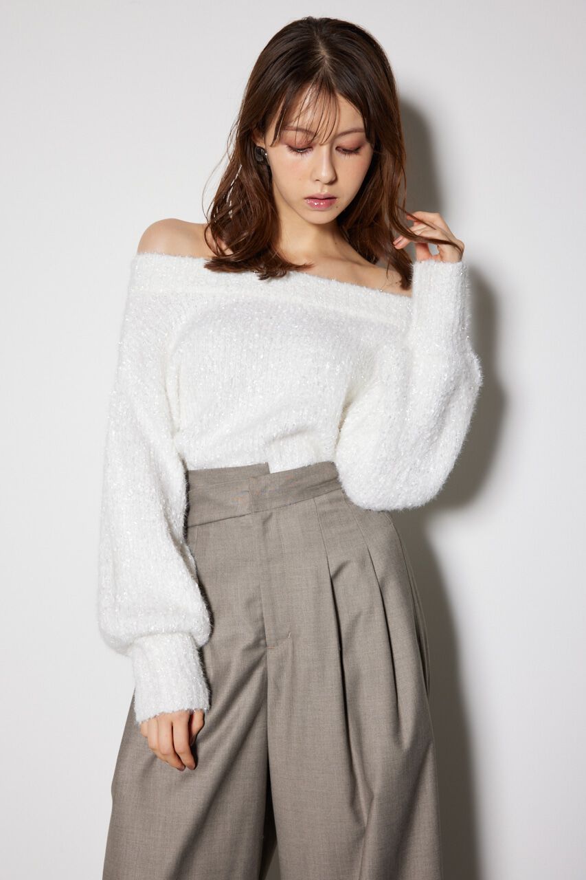 rienda「フラッフィーニットトップス」|ニット・セーター|