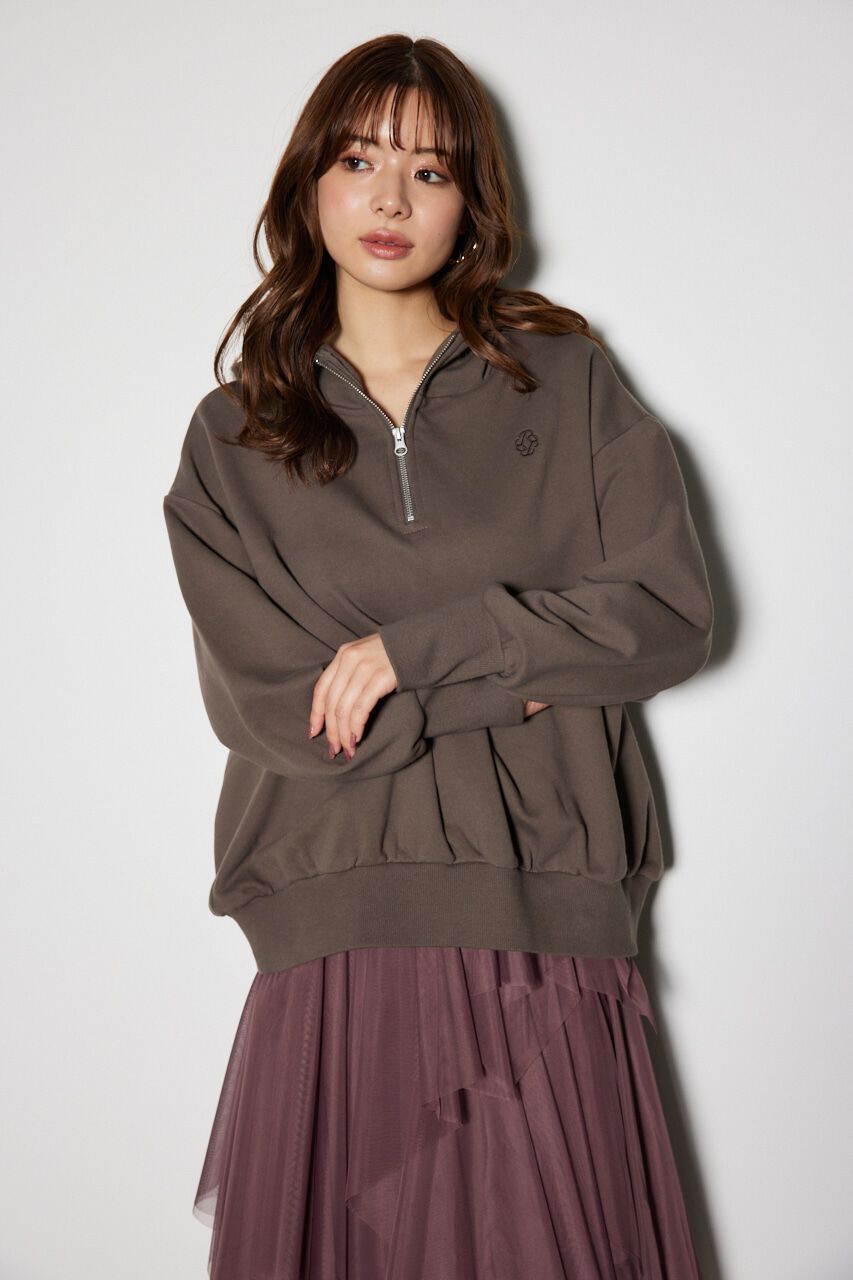 rienda「Bigパーカーロゴスウェットトップス」|Tシャツ・カットソー|