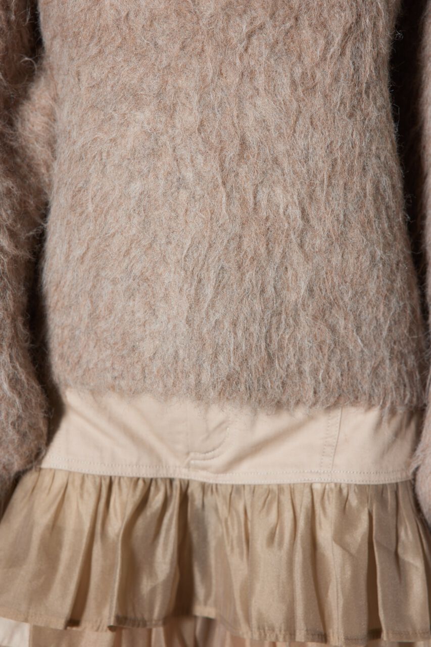 rienda「ハーフZIPソフティニットトップス」|ニット・セーター|