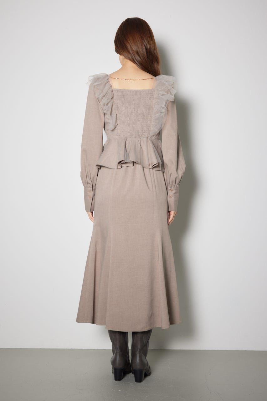 rienda「チュールドッキングマーメイドワンピース」|ワンピース|