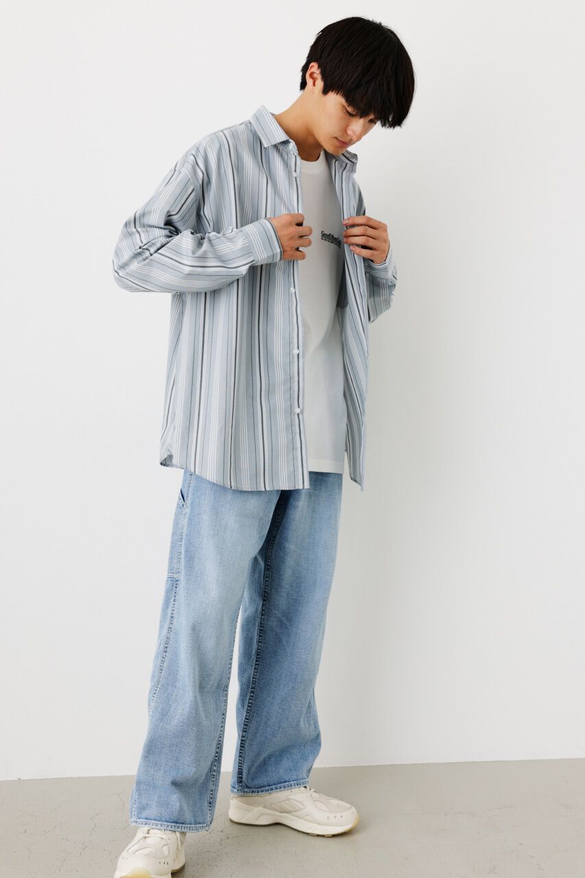 RODEO CROWNS「マルチストライプワイドシャツ」|シャツ・ブラウス|
