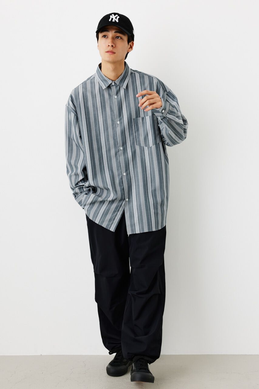 RODEO CROWNS「マルチストライプワイドシャツ」|シャツ・ブラウス|