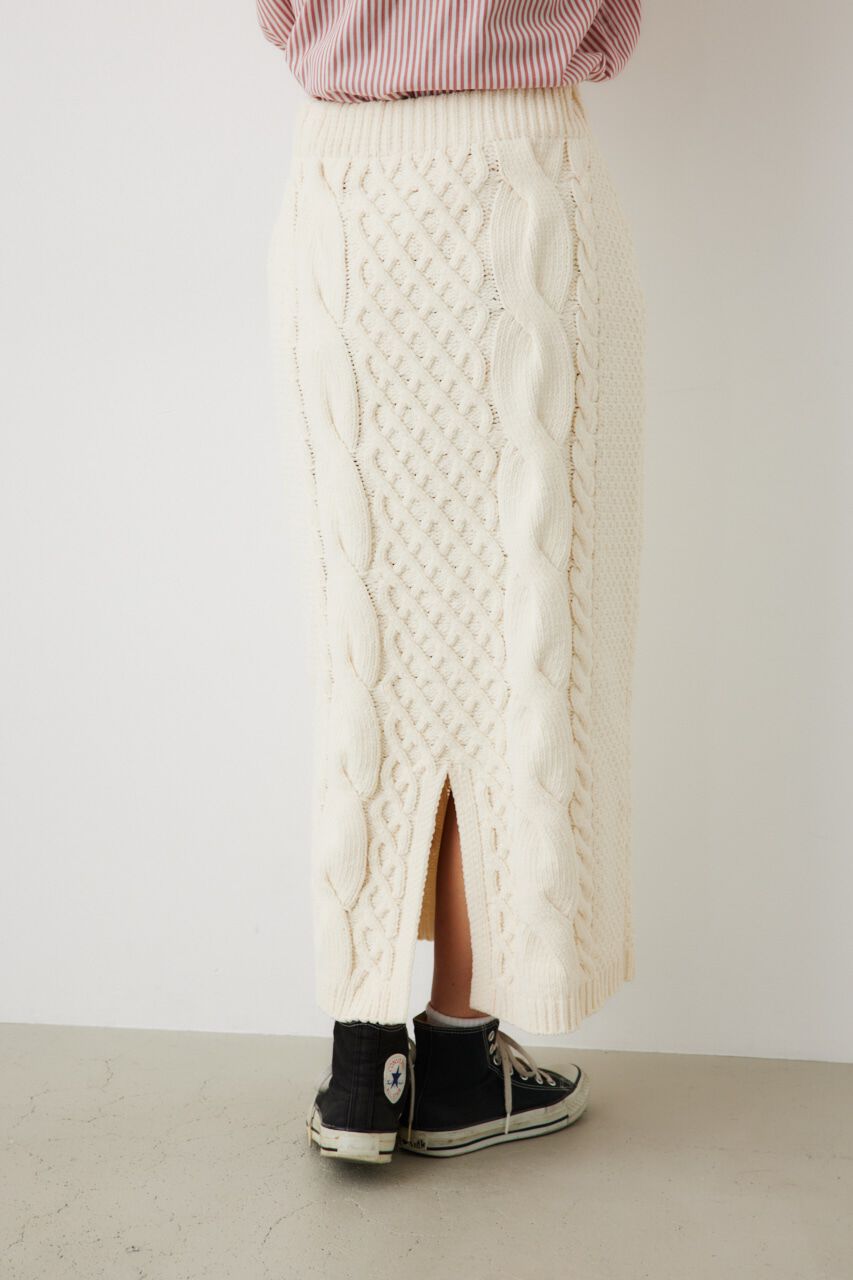 RODEO CROWNS「モールニットケーブルスカート」|スカート|