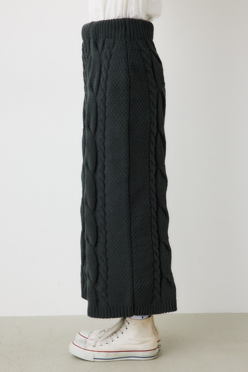 RODEO CROWNS「モールニットケーブルスカート」|スカート|