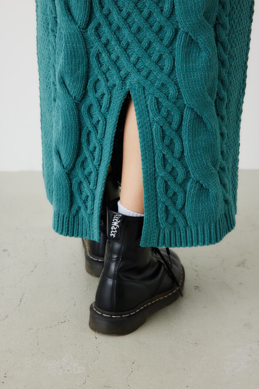 RODEO CROWNS「モールニットケーブルスカート」|スカート|