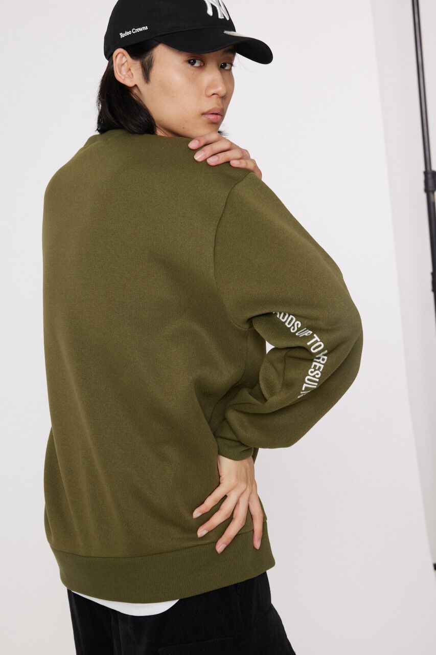 RODEO CROWNS「ニットライクメッセージロゴスウェットトップス」|Tシャツ・カットソー|